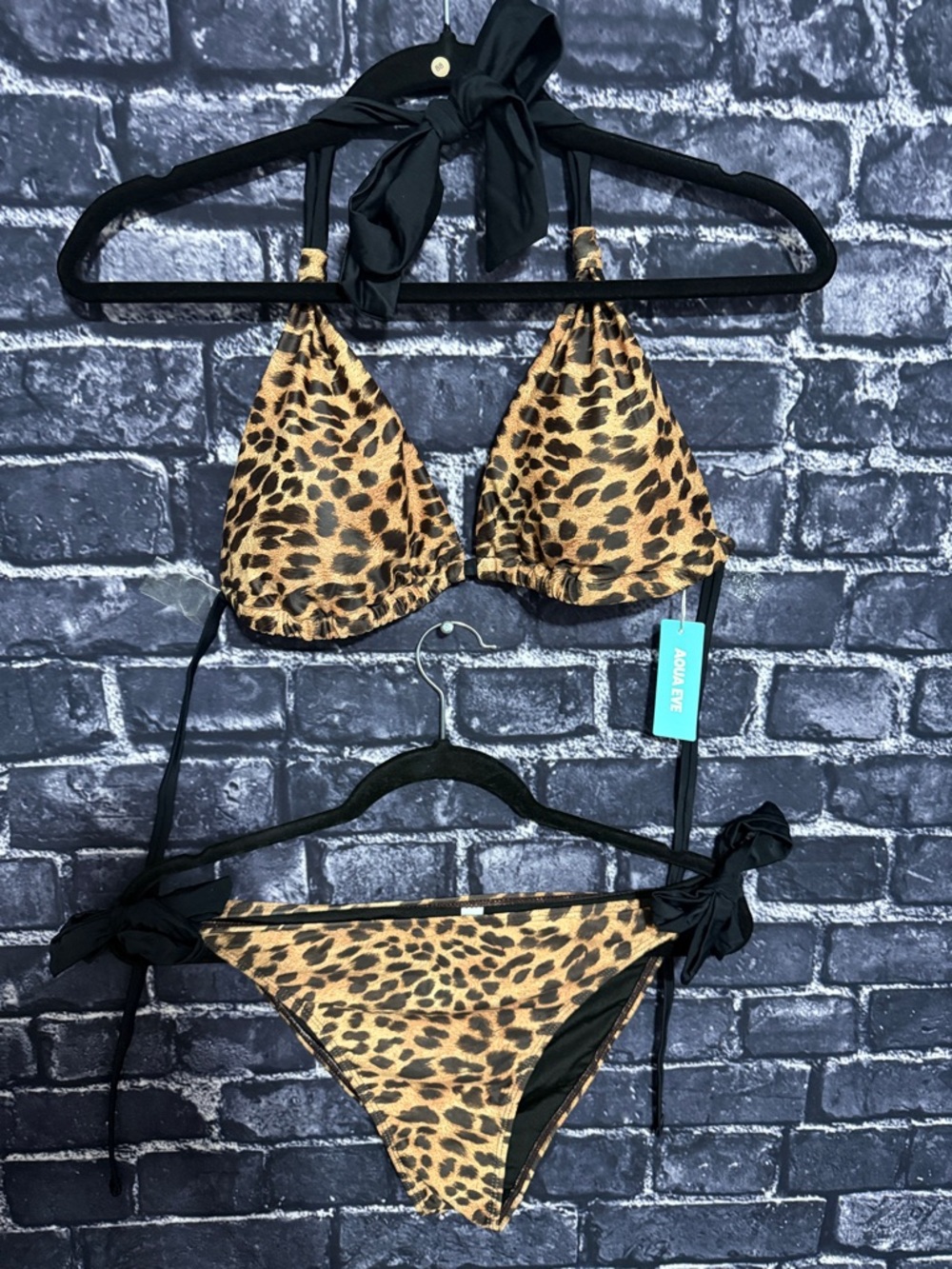 Leopard Print 2 piece swimsuit NEW